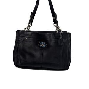 COACH Penelope Black Luxurious Leather Tote